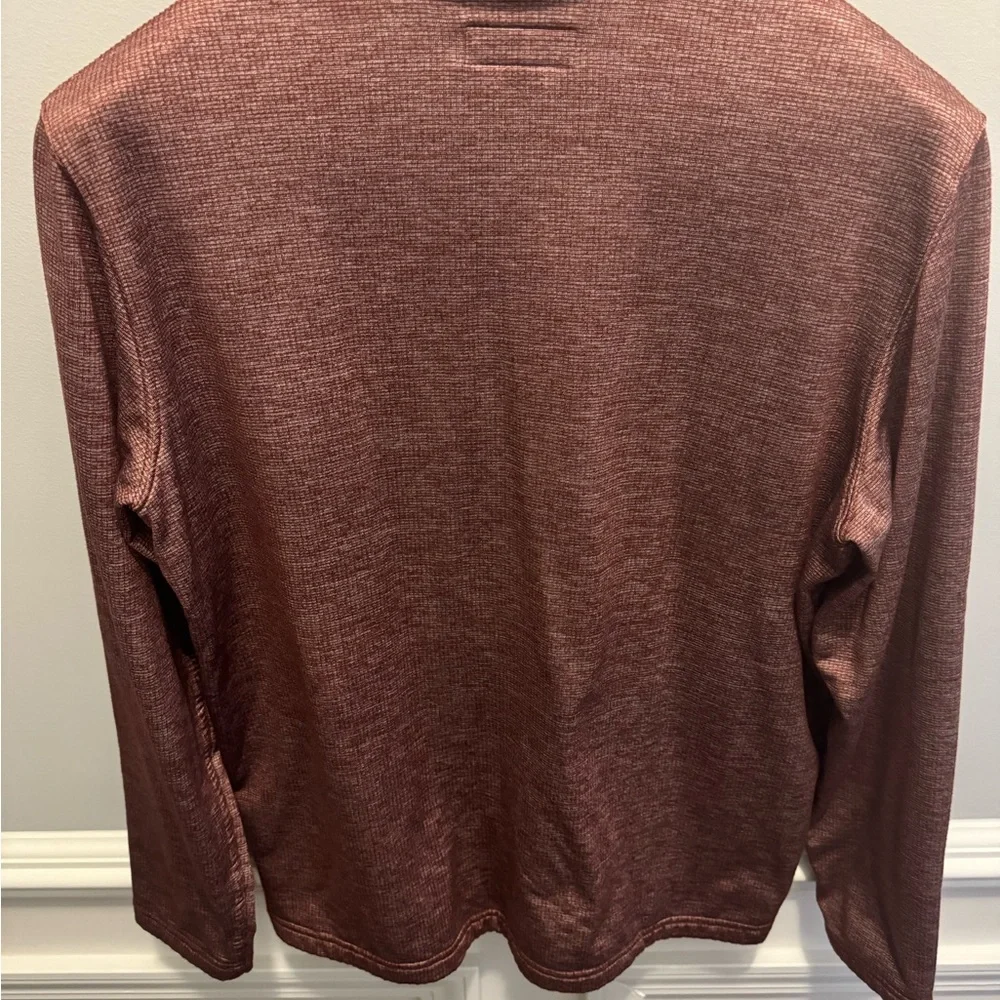 Johnston & Murphy Men's Zip Up Sweater - Rich Brown